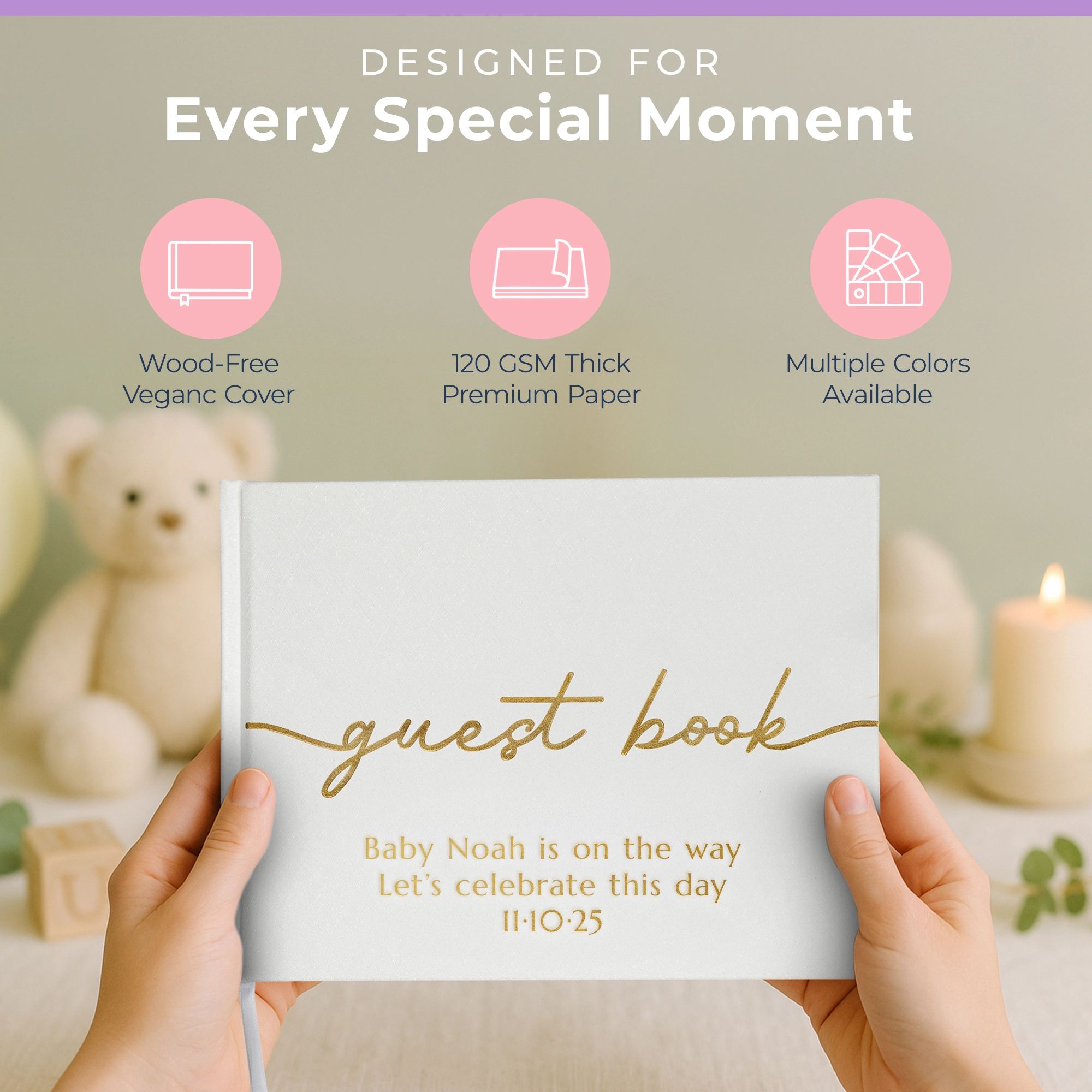 All Occasion Guestbook - White hover